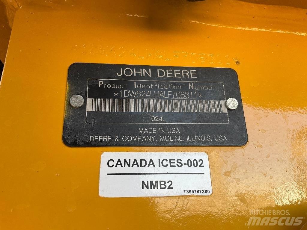 John Deere 624L Pás carregadoras de rodas