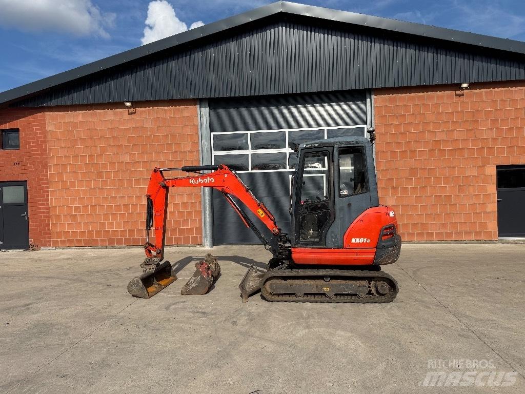 Kubota KX 61-3 Mini Escavadoras <7t