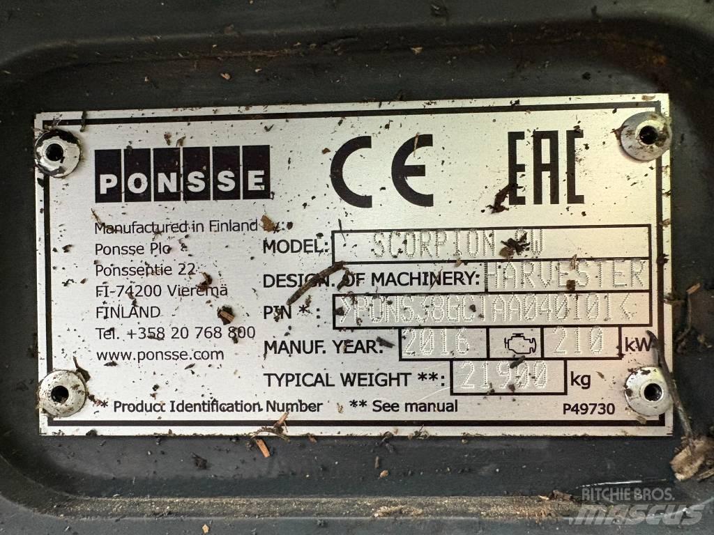 Ponsse Scorpion Processadores florestais