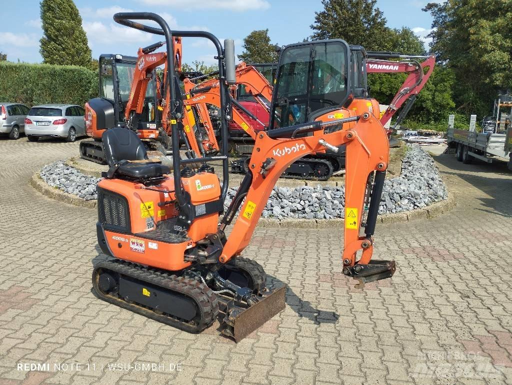 Kubota K008-5 Mini Escavadoras <7t