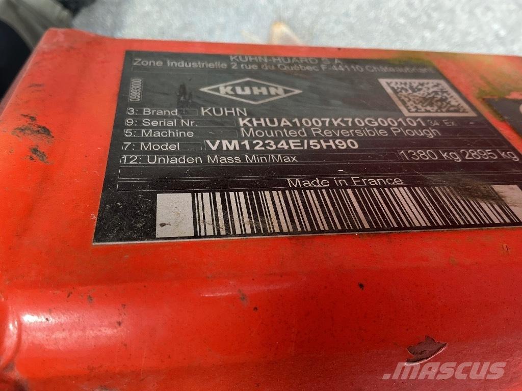 Kuhn Vari-Master 123 Charruas reversíveis