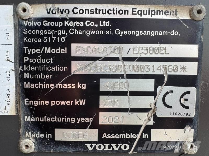 Volvo EC 380 EL Escavadoras de rastos