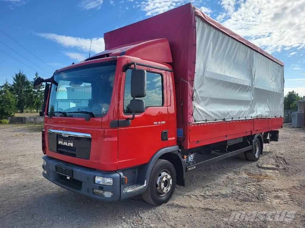 MAN 12.250 TGL Camiões caixa cortinas laterais