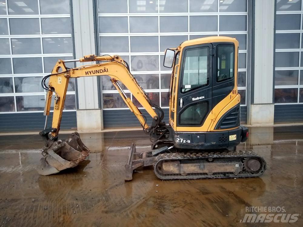 Hyundai Robex 27Z-9 Mini Escavadoras <7t