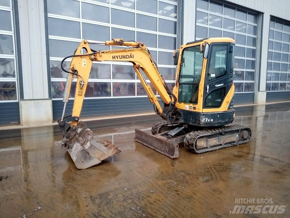 Hyundai Robex 27Z-9 Mini Escavadoras <7t