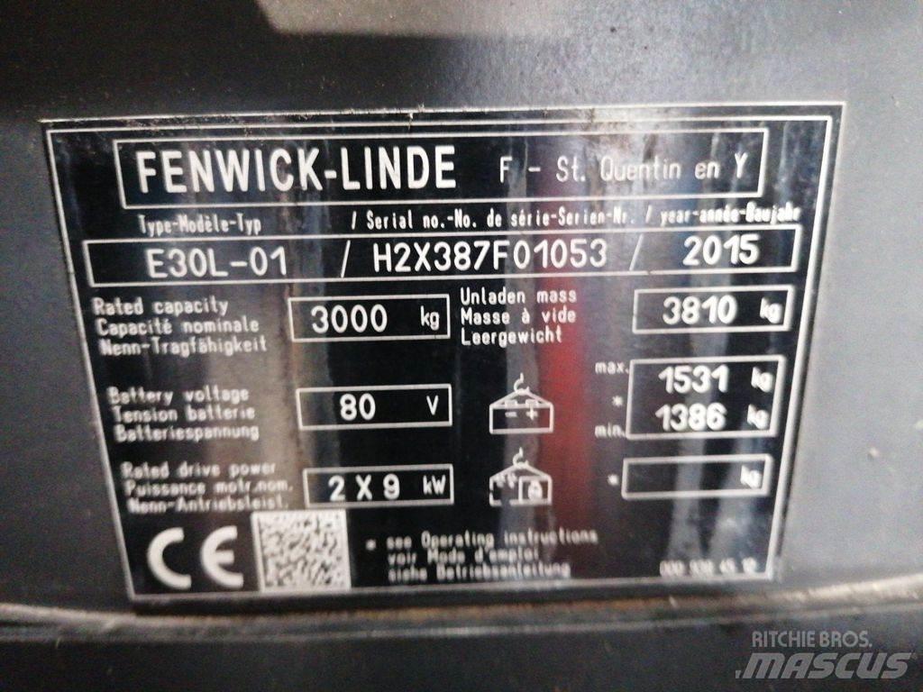 Linde E30L-01 Empilhadores eléctricos