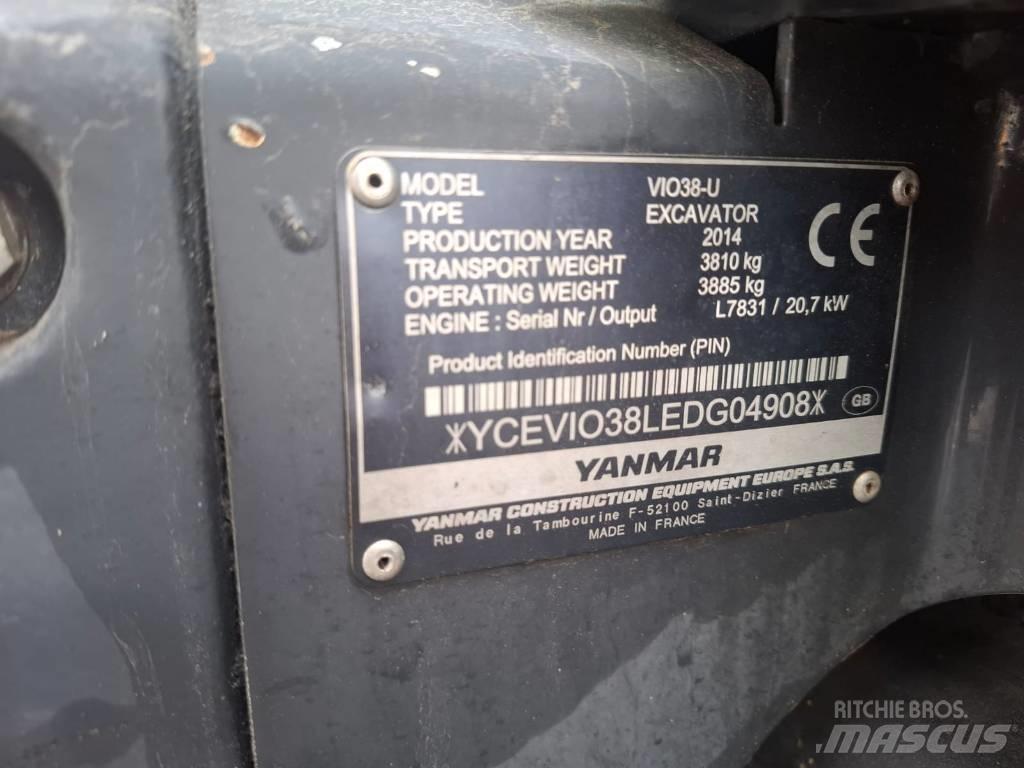 Yanmar Vio 38-U Mini Escavadoras <7t