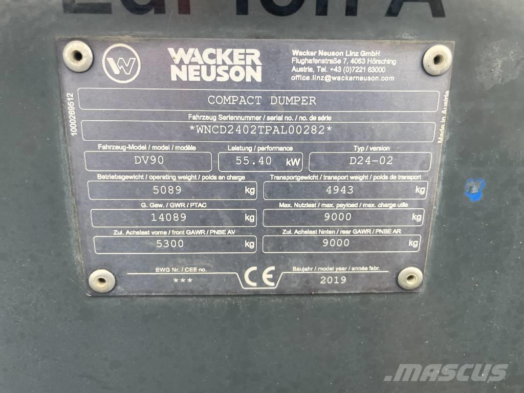 Wacker Neuson DV 90 Dumpers de obras