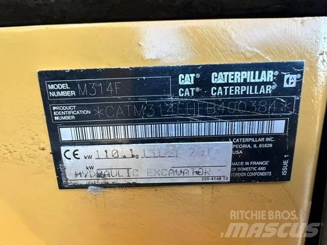 CAT M 314 F Escavadoras de rodas