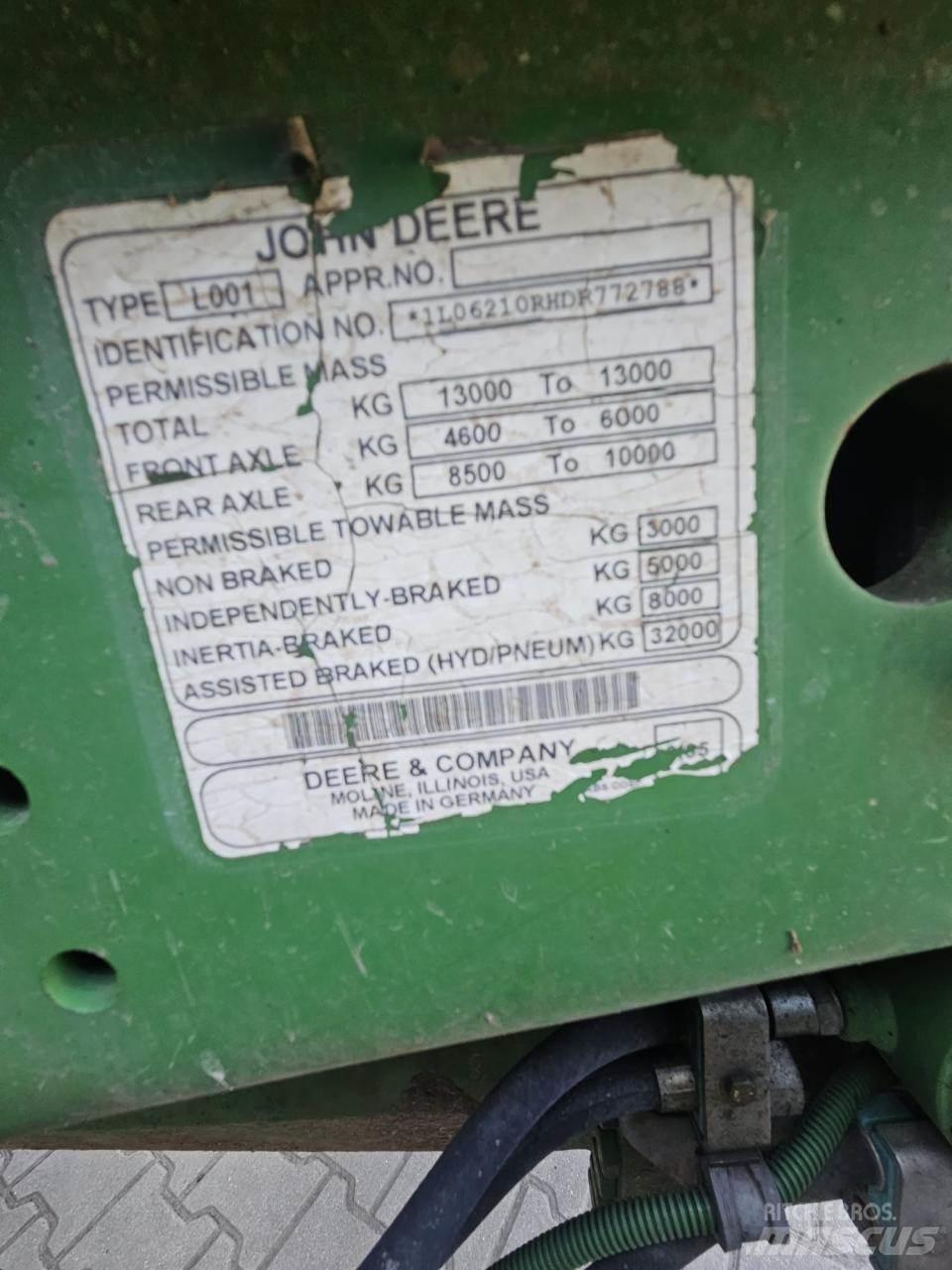 John Deere 6210R Tratores Agrícolas usados