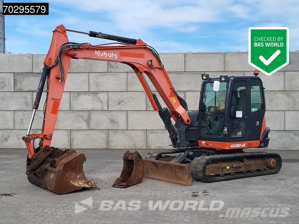 Kubota KX080-4a Mini Escavadoras <7t