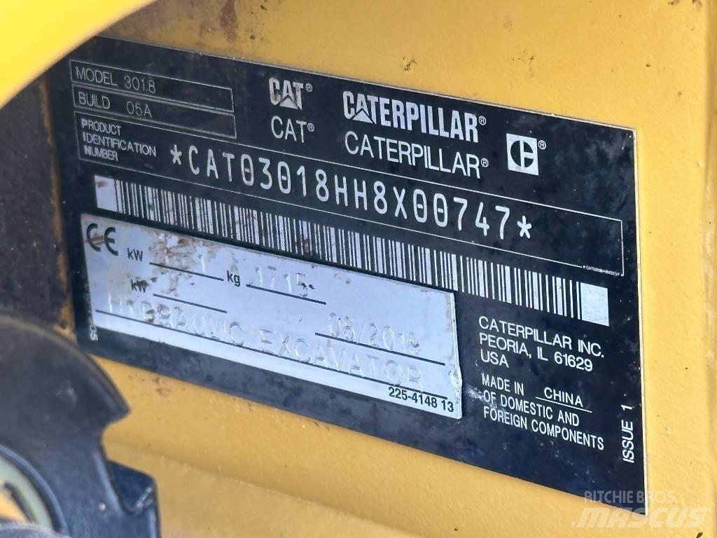 CAT 301.8 Mini Escavadoras <7t