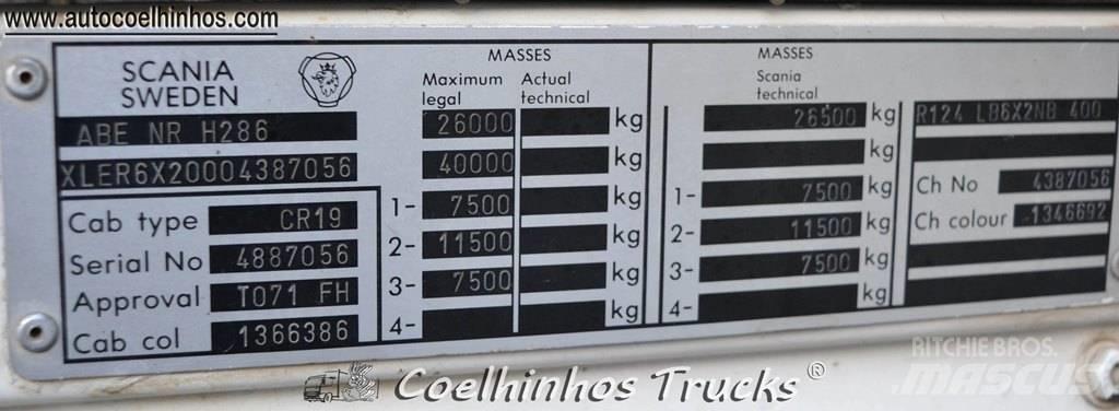 Scania 124L 400 Camiões de chassis e cabine