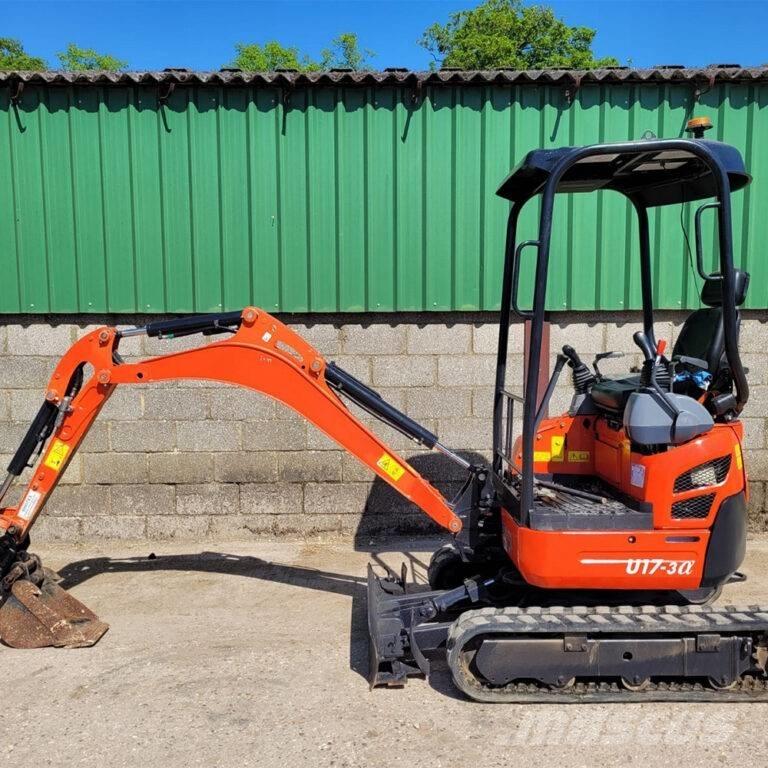 Kubota U17-3a Mini Escavadoras <7t