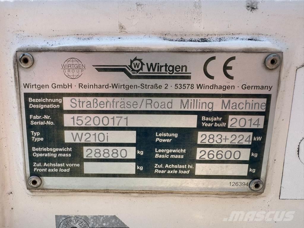 Wirtgen W210i Fresadoras de asfalto