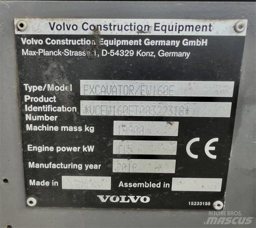 Volvo EW 160 E Escavadoras de rodas