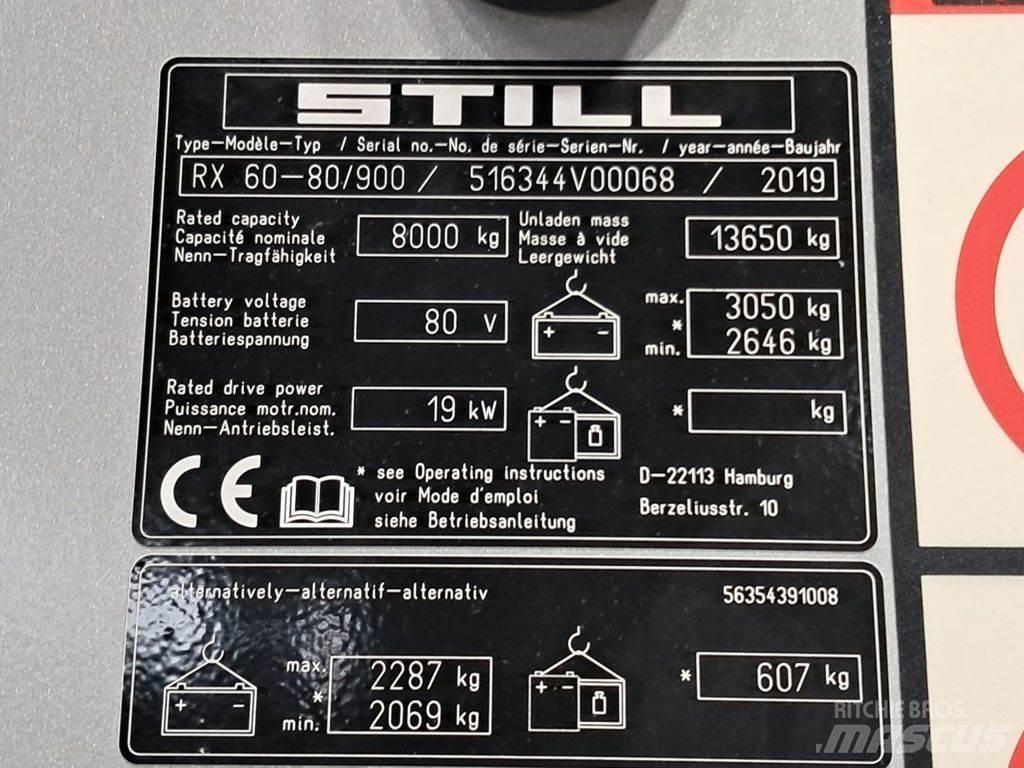 Still RX60-80/900 Empilhadores eléctricos