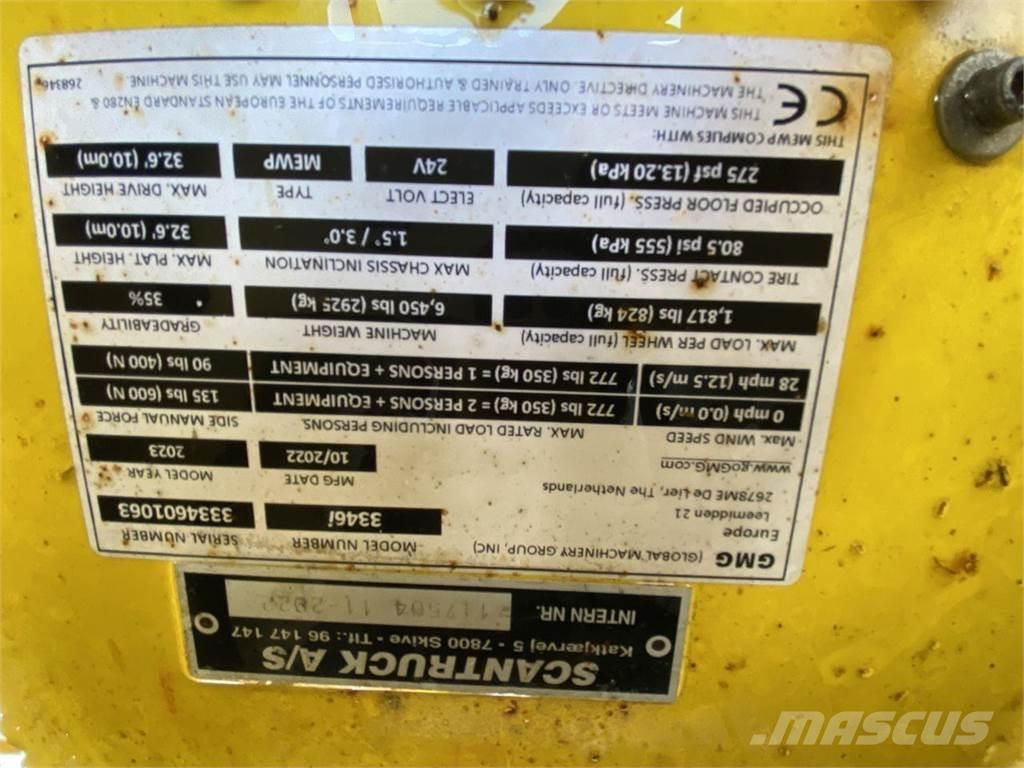 GMG 3346-i Elevadores de tesoura