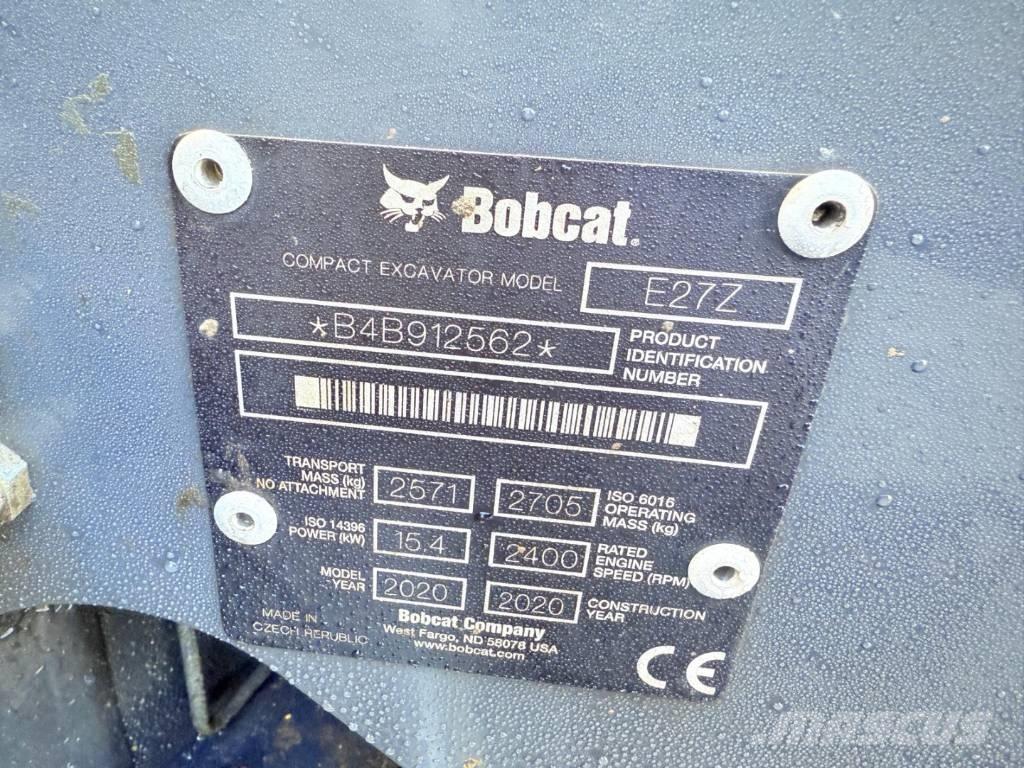 Bobcat E 27z Mini Escavadoras <7t
