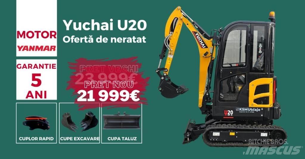 Yuchai U20 Mini Escavadoras <7t