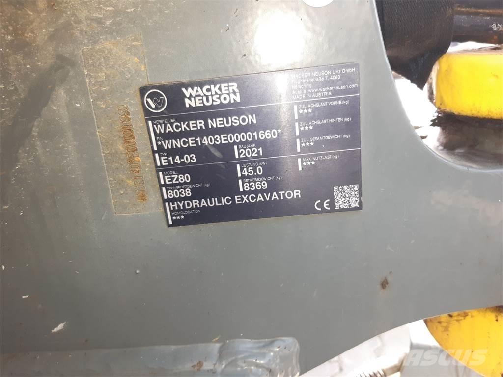 Wacker Neuson EZ80 Escavadoras de rastos