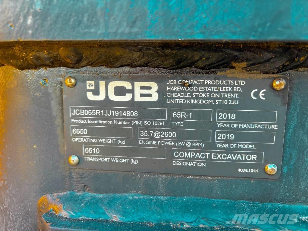 JCB 65 R-1 Mini Escavadoras <7t
