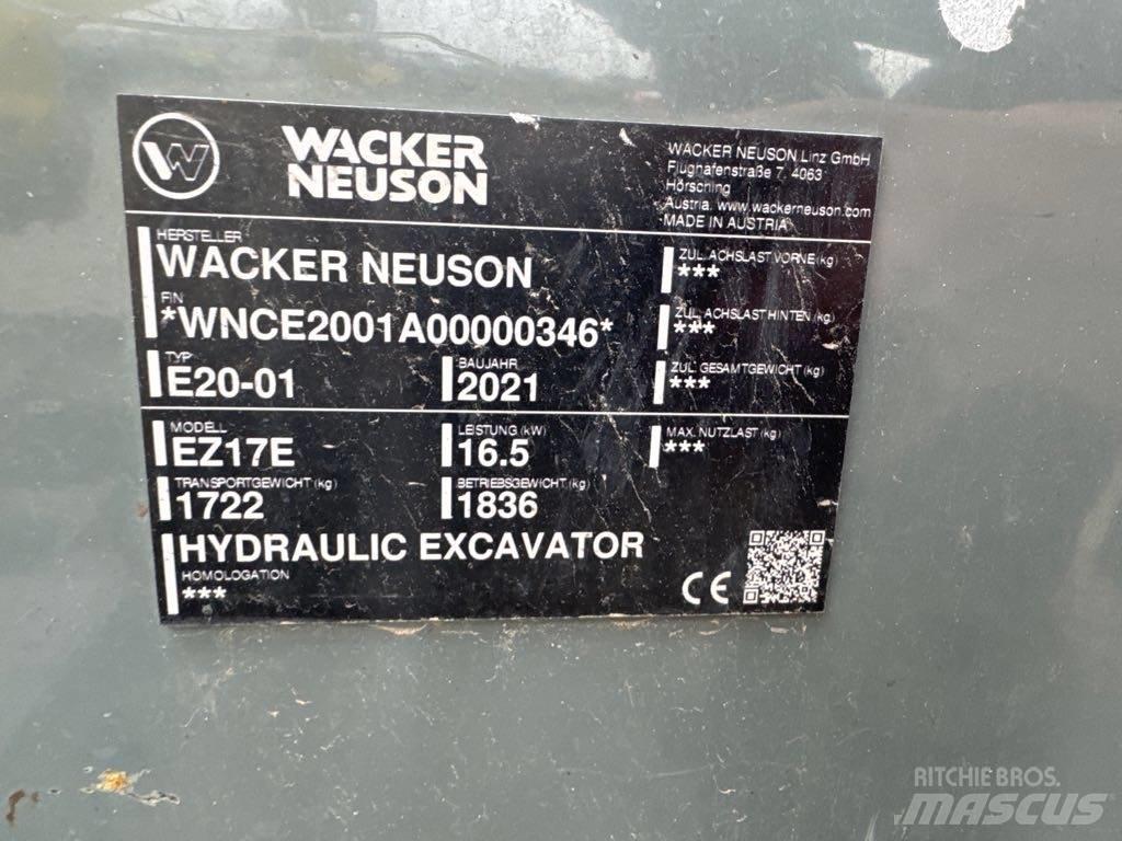 Wacker Neuson EZ17e Escavadoras de rastos