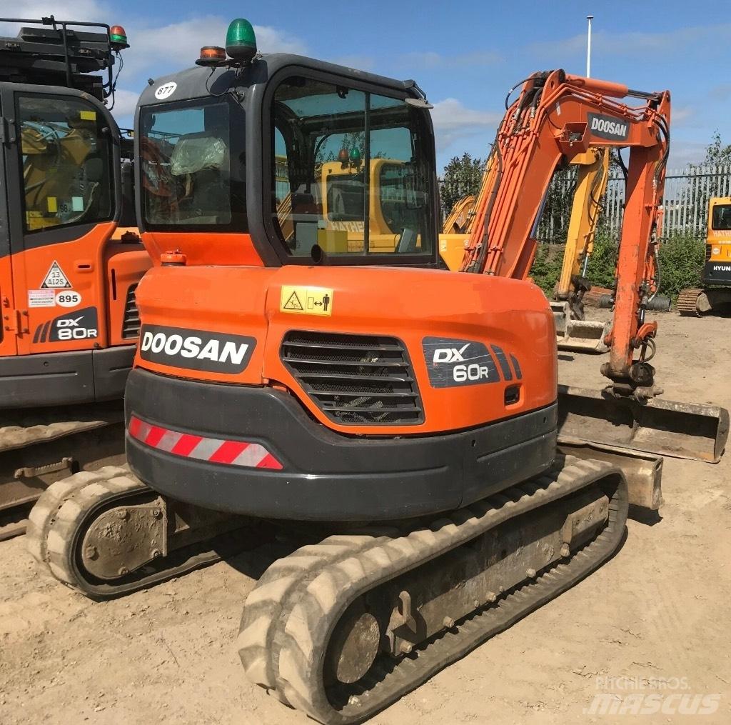 Doosan DX 60 R Mini Escavadoras <7t