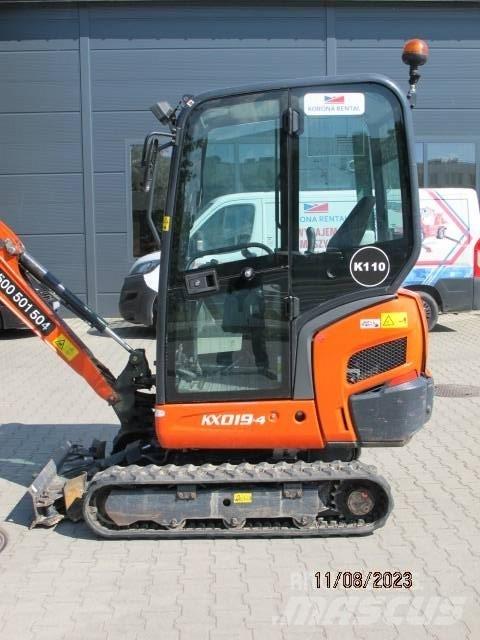 Kubota KX 019-4 Mini Escavadoras <7t