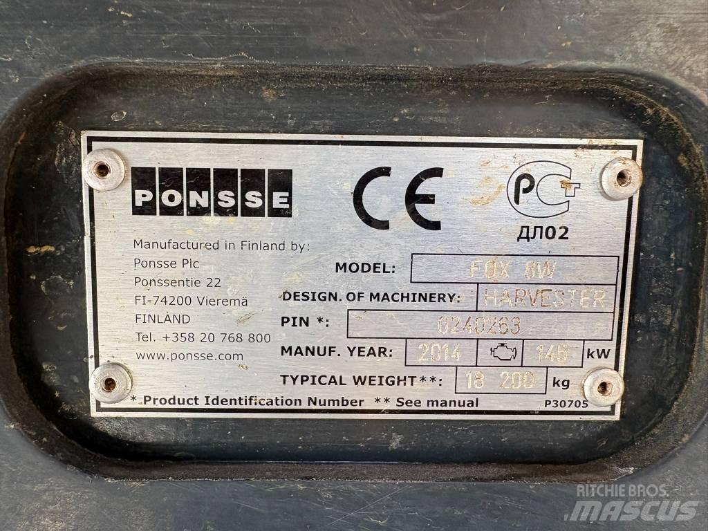 Ponsse Fox Processadores florestais