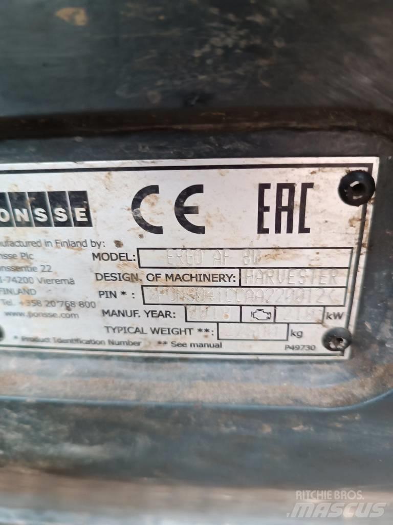 Ponsse ERGO AF Processadores florestais