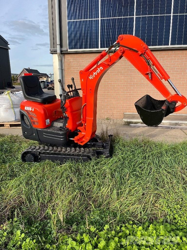 Kubota K 008-3 Mini Escavadoras <7t