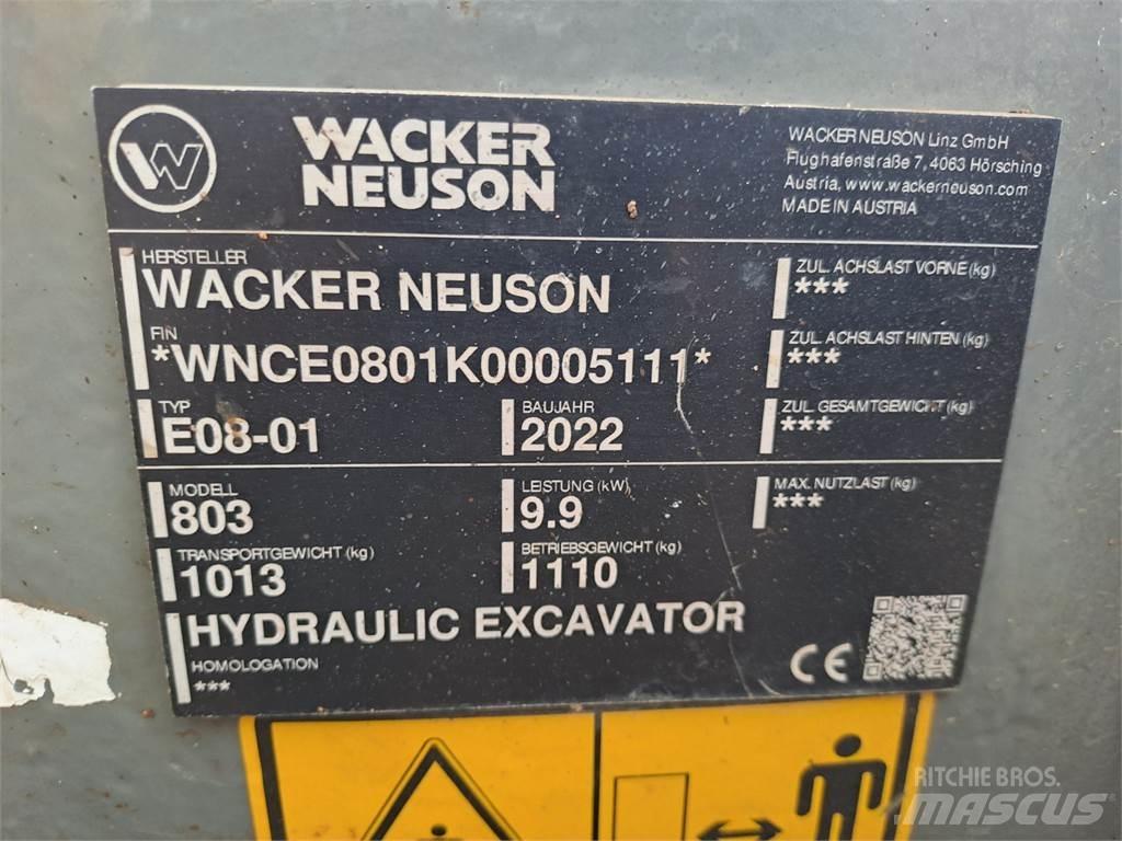 Wacker Neuson 803 Escavadoras de rastos