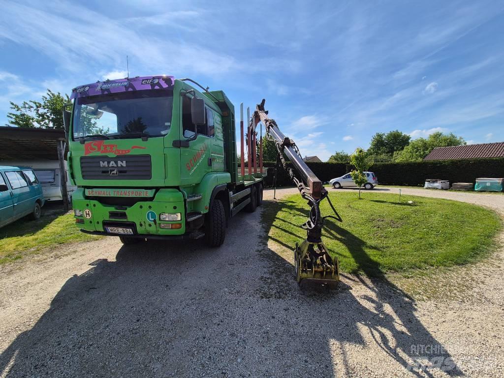 MAN 33.483 FDAC Camiões de transporte de troncos