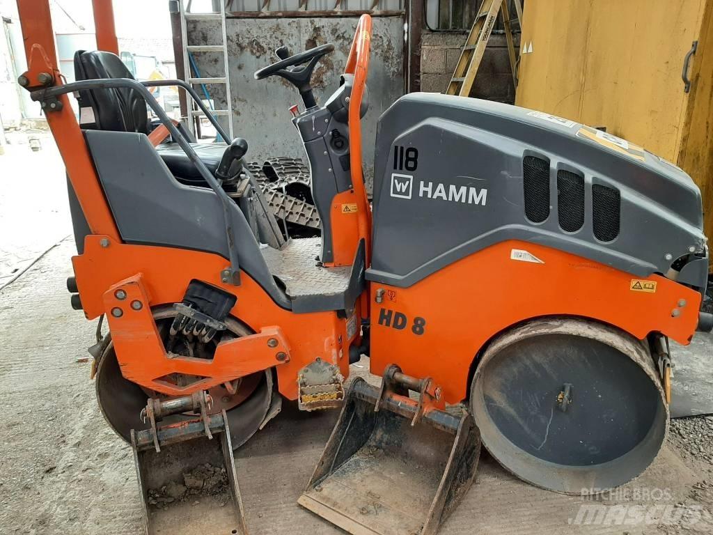 Hamm HD 8 VV Cilindros Compactadores tandem