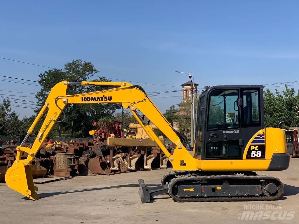 Komatsu PC58-8 Mini Escavadoras <7t