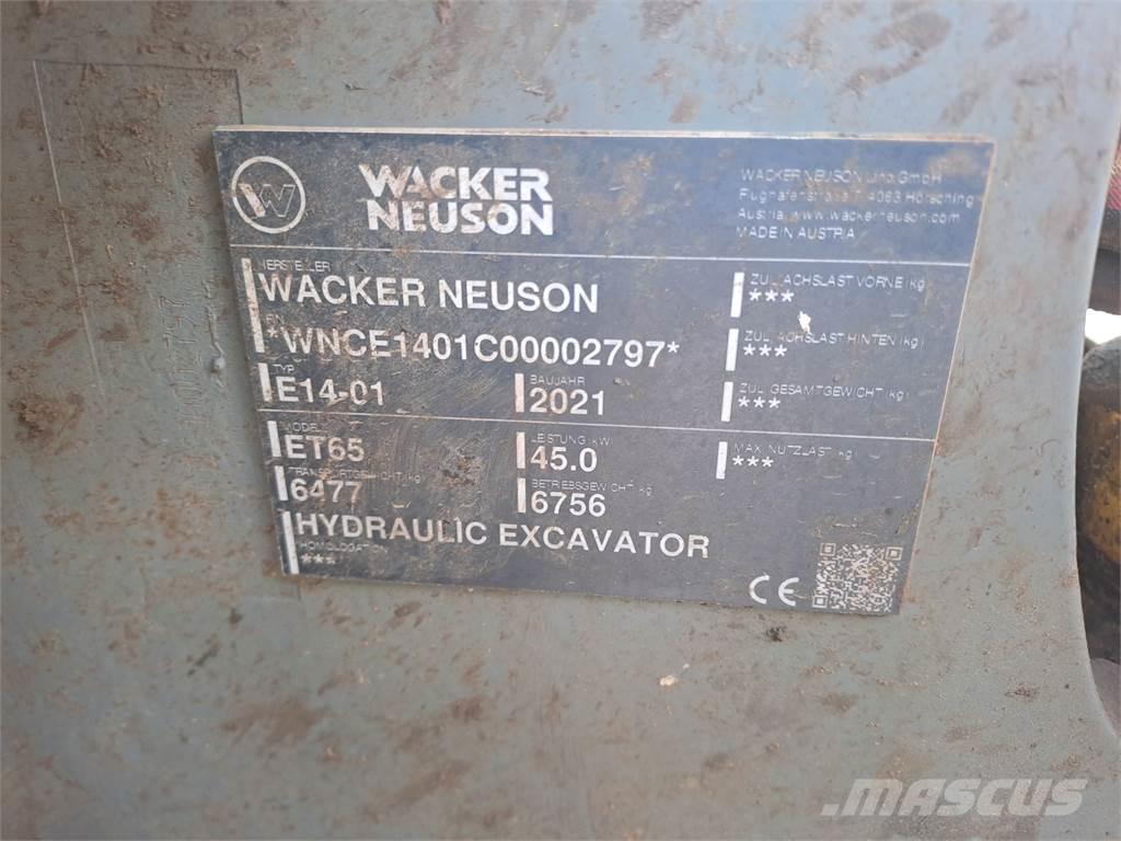 Wacker Neuson ET65 Escavadoras de rastos