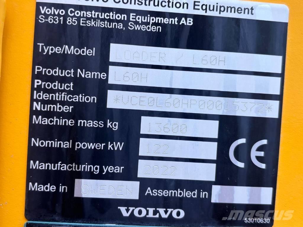 Volvo L 60 H Pás carregadoras de rodas