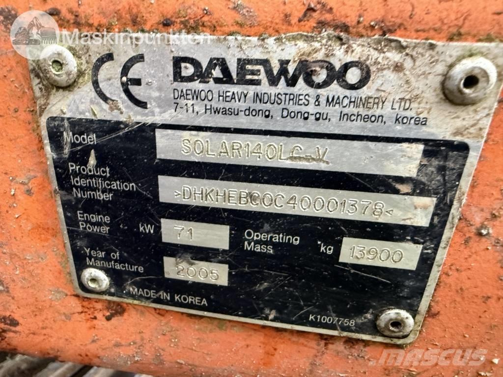 Daewoo Solar LCV Escavadoras de rastos