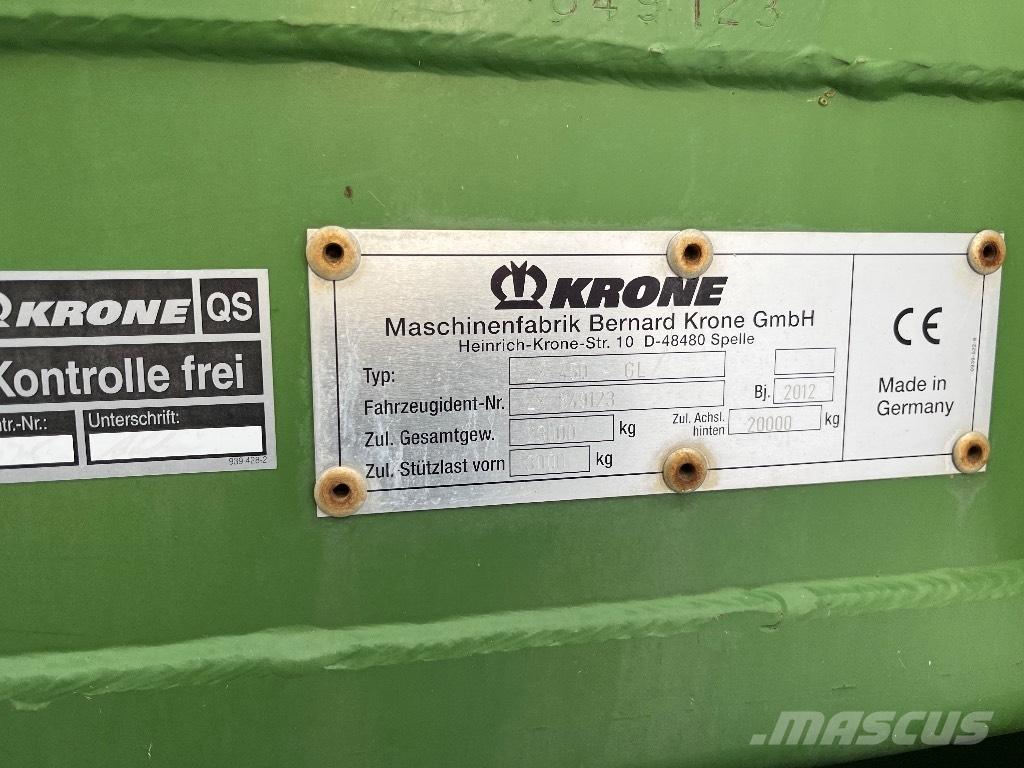 Krone ZX 450 GL Atrelados auto-carregadores