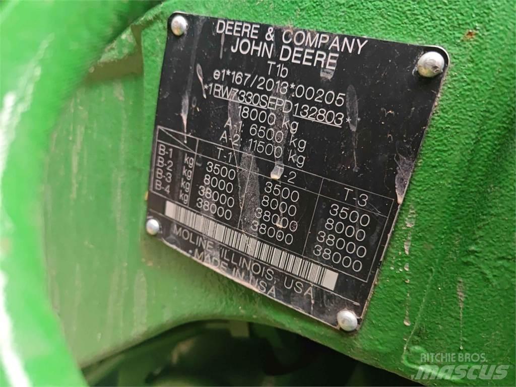 John Deere 7R 330 Tratores Agrícolas usados