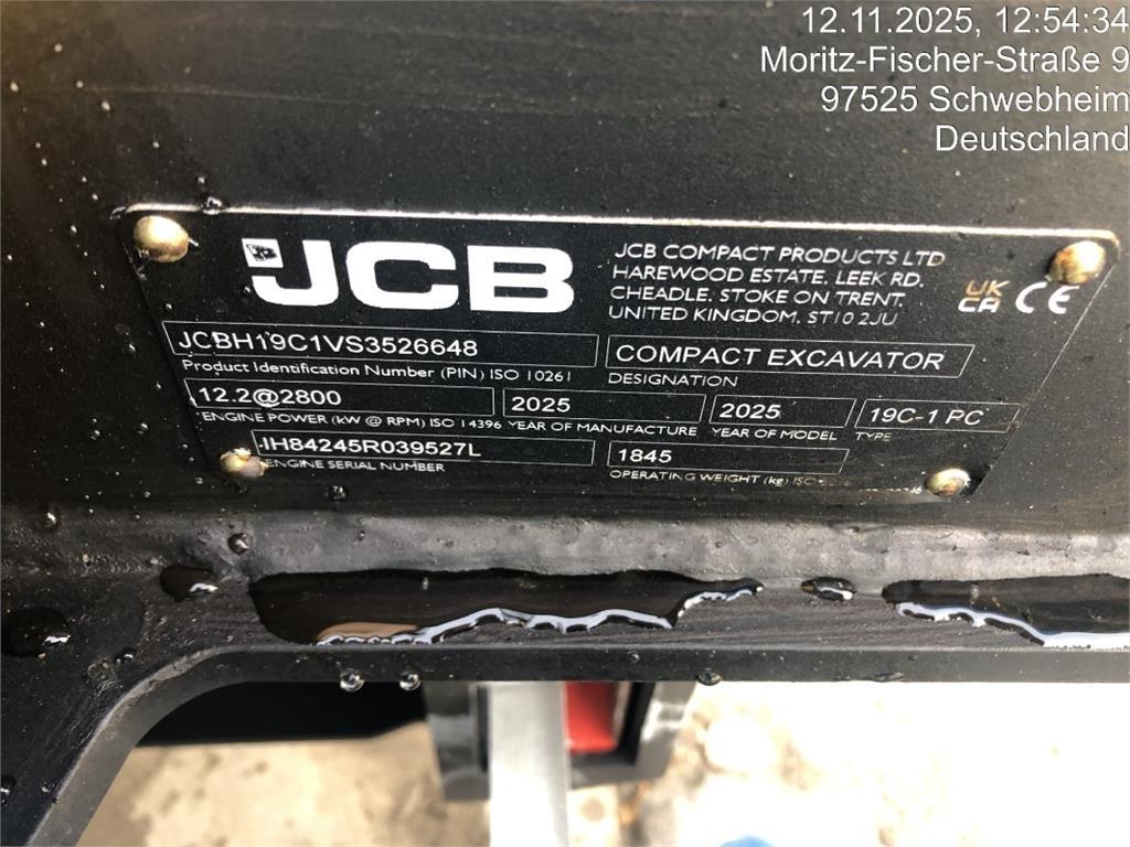 JCB 19C-1 Mini Escavadoras <7t
