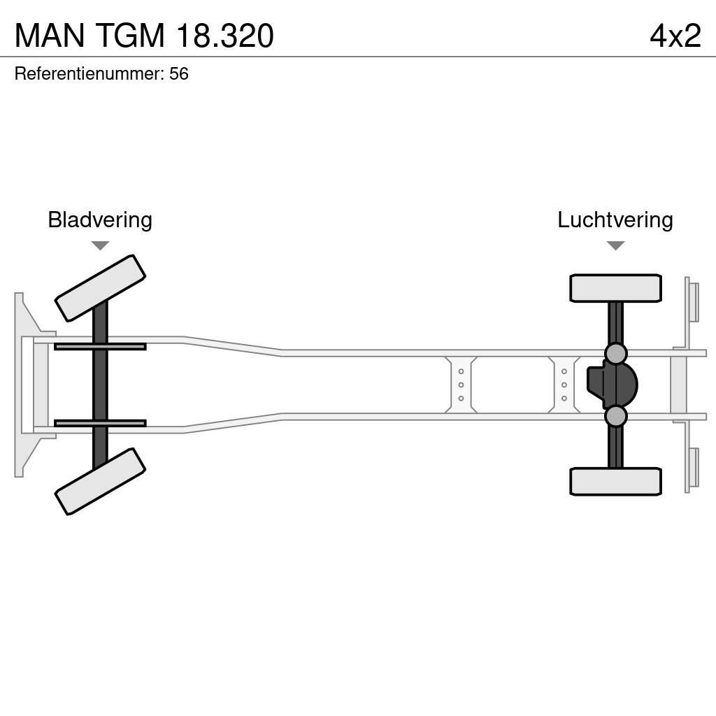 MAN TGM 18.320 Camiões Ampliroll