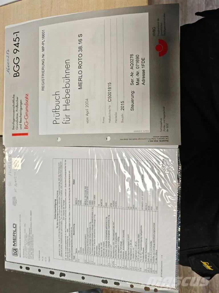 Merlo Roto 38.16S Manipuladores telescópicos