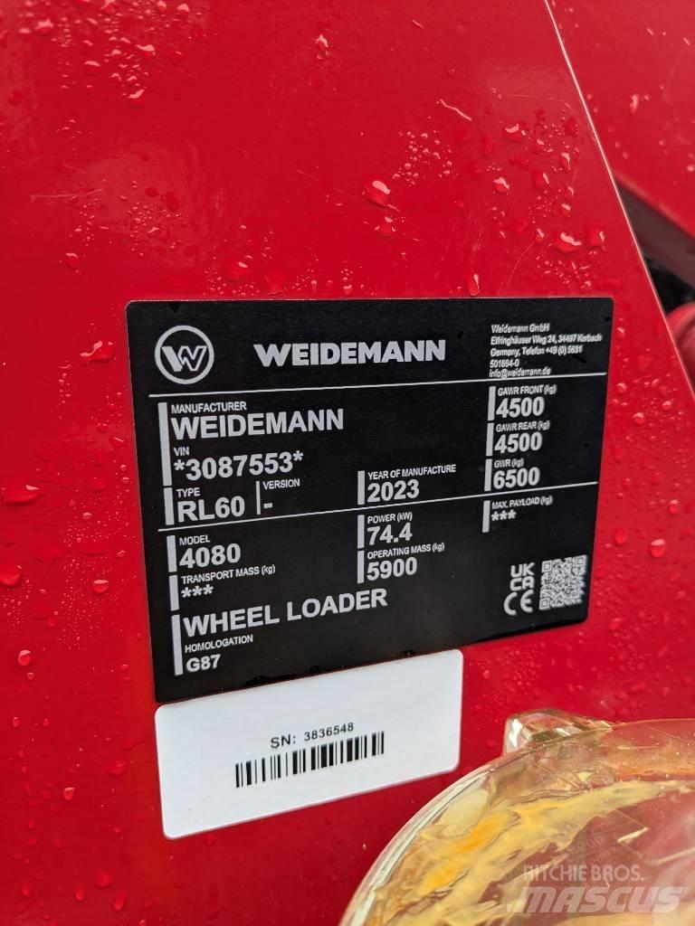 Weidemann 4080 Pás carregadoras de rodas