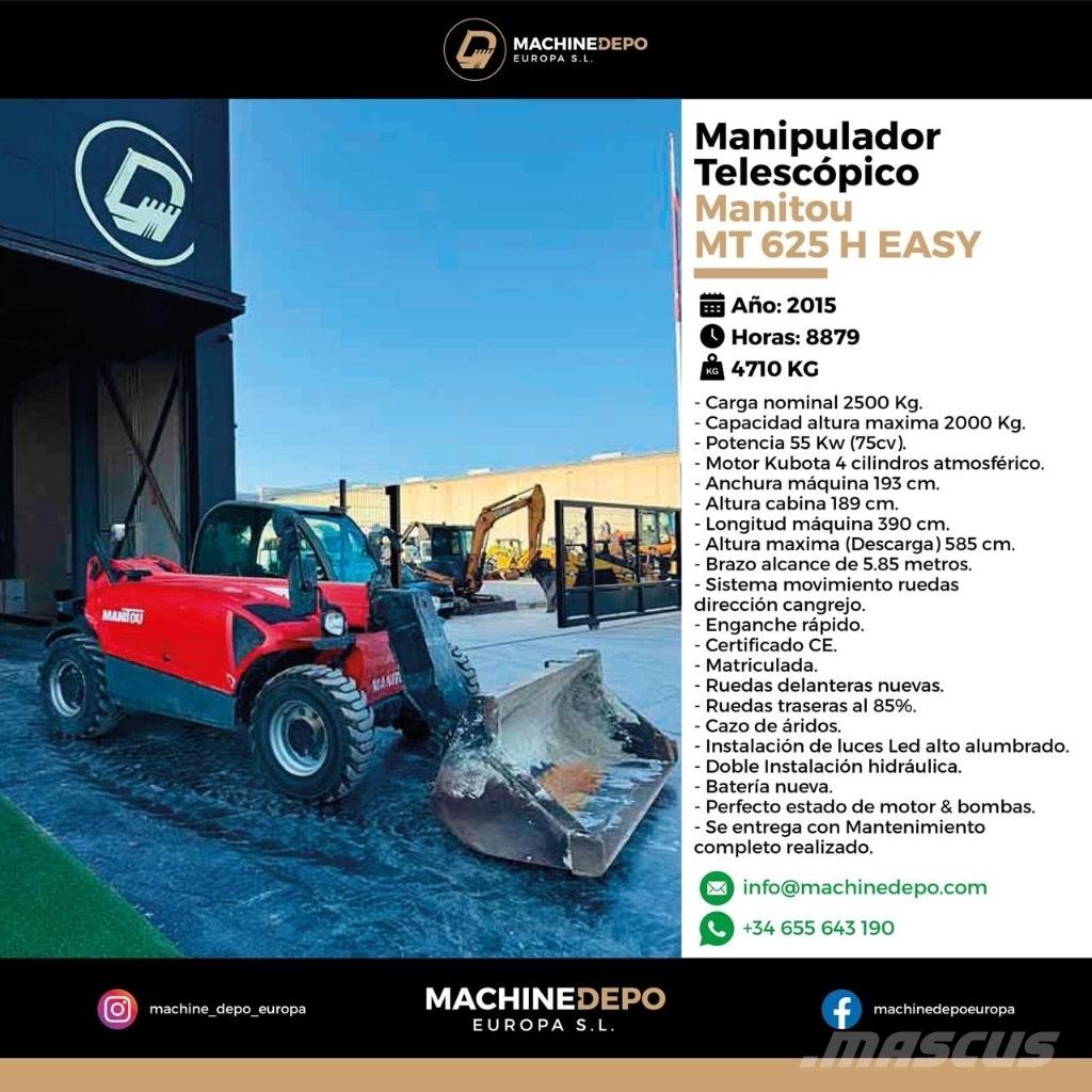 Manitou MT 625 H Manipuladores telescópicos