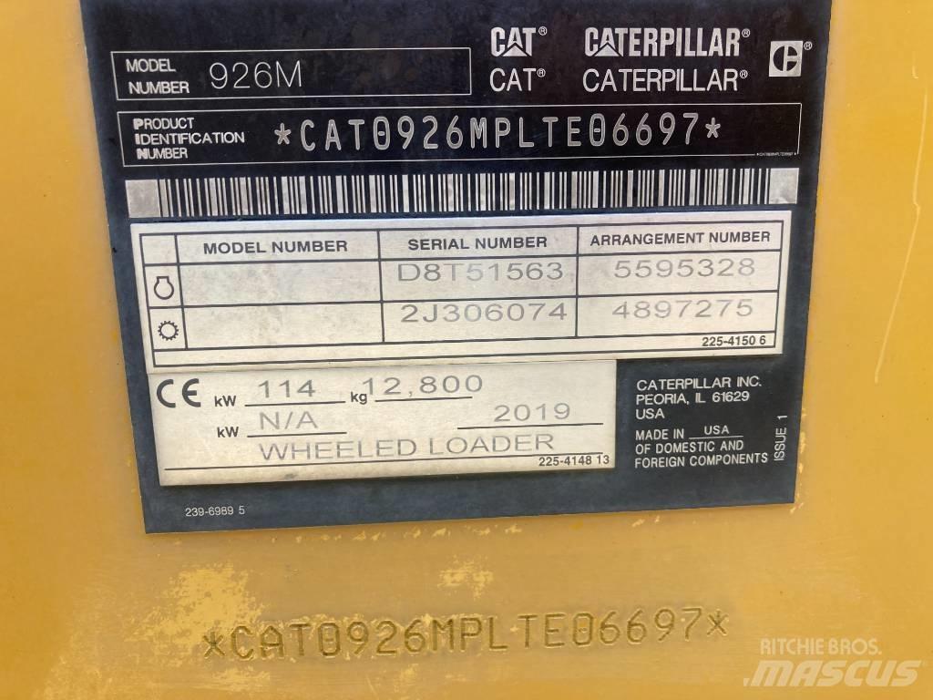 CAT 926M Pás carregadoras de rodas