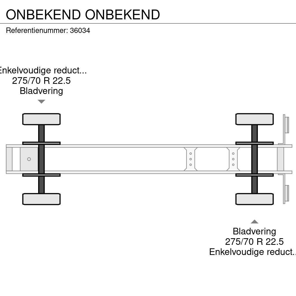  Onbekend ONBEKEND Semi Reboques estrado/caixa aberta