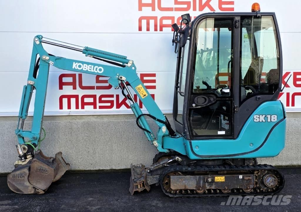 Kobelco SK 18 Mini Escavadoras <7t