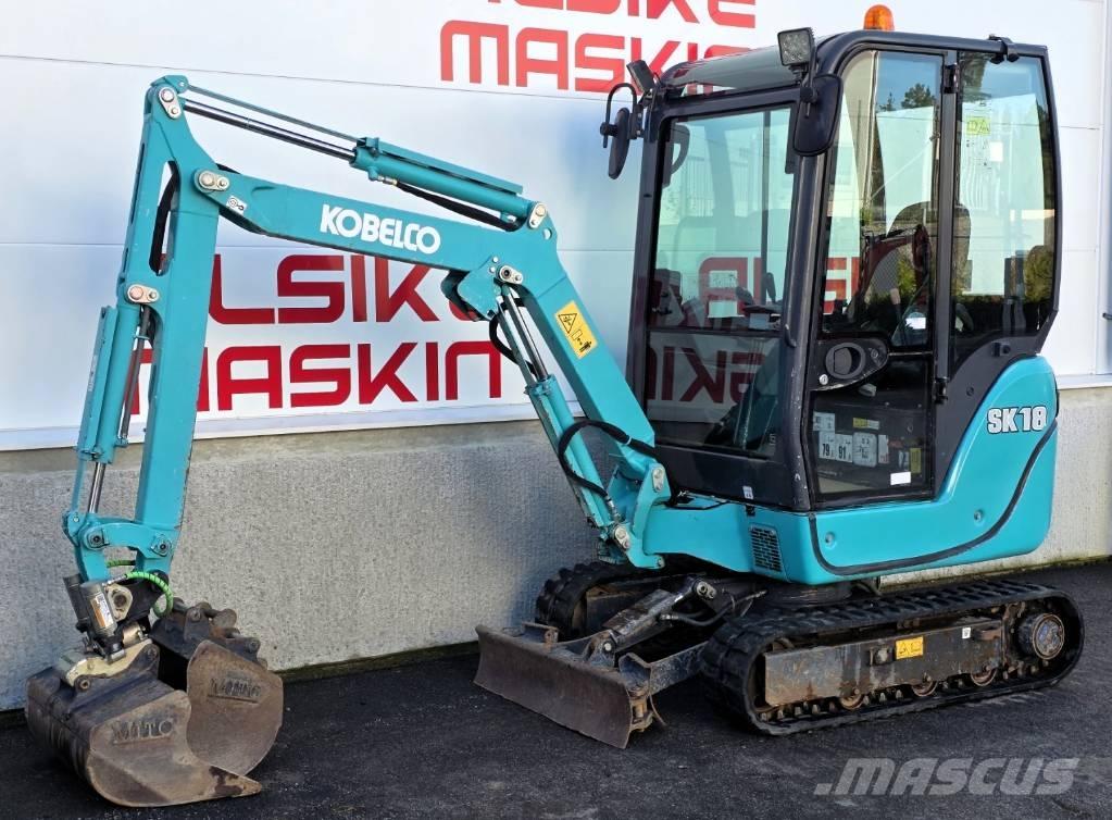 Kobelco SK 18 Mini Escavadoras <7t